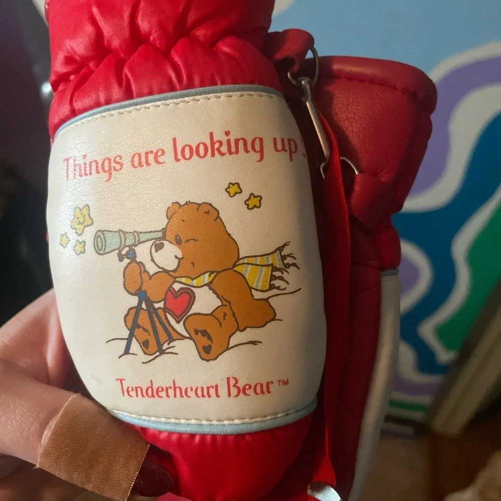 Vintage Tenderheart Bear Mittens